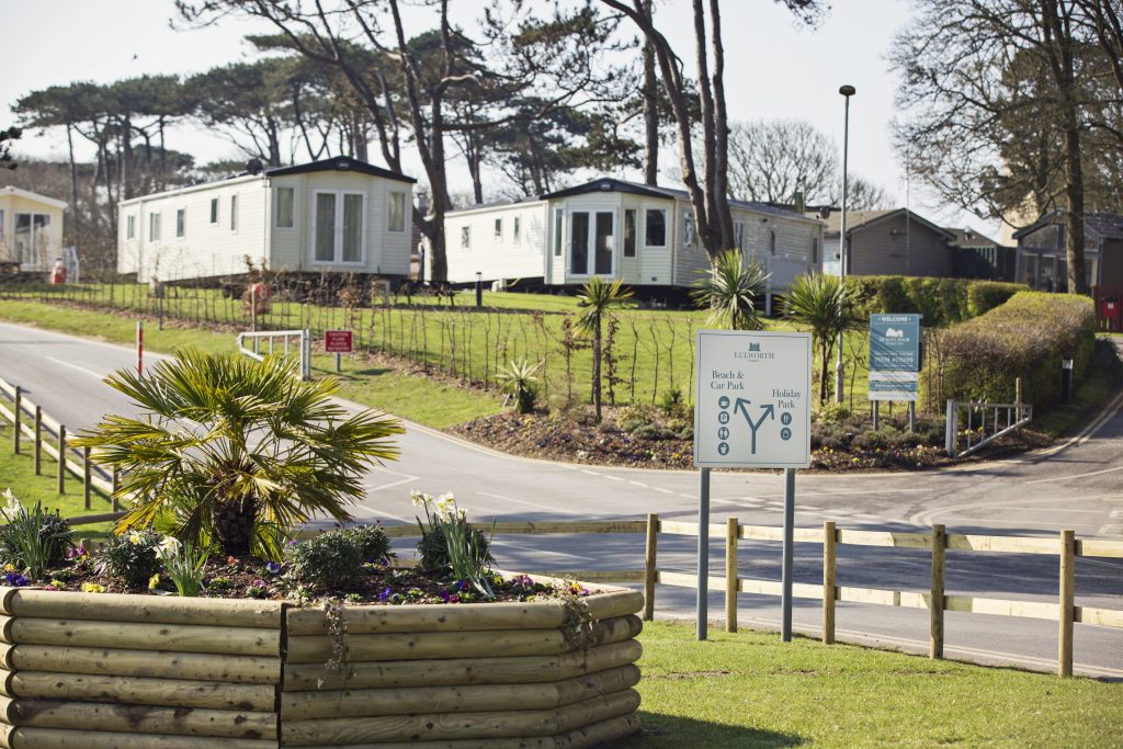 Entrance to Holiday Park